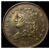1835 Copper Half Cent UNCIRCULATED