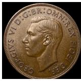1950 Great Britain George VI Copper Penny CHOICE A