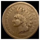 1872 Indian Head Cent NICELY CIRCULATED