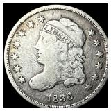 1836 Capped Bust Half Dime ABOUT UNCIRCULATED