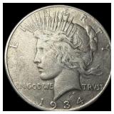 1934 Silver Peace Dollar HIGH GRADE