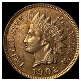 1902 Indian Head Cent LIGHTLY CIRCULATED