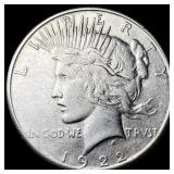 1922 Silver Peace Dollar CLOSELY UNCIRCULATED