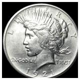 1921 Silver Peace Dollar UNCIRCULATED