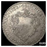 1752 Lubeck Silver 48 Schillings  CLOSELY UNCIRCUL