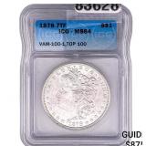 1878 Morgan Silver Dollar ICG MS64 VAM-100-1