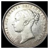 1871 Great Britain Silver 6 Pence NEARLY UNCIRCULA