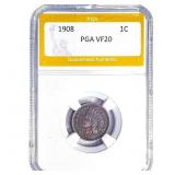 1908 Indian Head Cent PGA VF20
