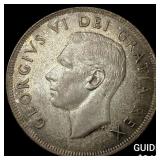 1949 Canada Silver 1 Dollar GEM BU
