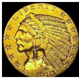 1910 Indian Head Half Eagle $5 Gold CLOSELY UNCIRC