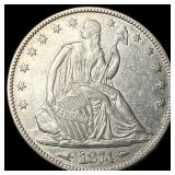 1874 Arrows Seated Liberty Half Dollar  CLOSELY U