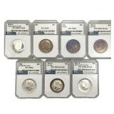 [7 Coins]1964-2014 Kennedy Half Dollar PCI PR70 DC
