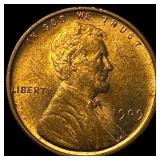 1909 Lincoln Wheat Cent V.D.B. CHOICE BU