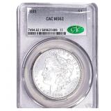 1885 Morgan Silver Dollar CAC MS62