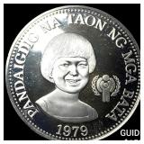 1979 Philippines Silver Proof 50 Pesos GEM PROOF