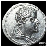 Bactrian Kingdom Eucratides I Silver Drachm CHOIC