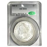 1888-O Morgan Silver Dollar CAC MS62