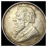1897 South Africa Silver 6 Pence NEARLY UNCIRCULAT