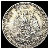 1926 Mexico SIlver 20 Centavos CHOICE BU