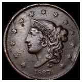 1837 Coronet Head Large Cent CLOSELY UNCIRCULATED
