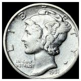 1931-S Silver Mercury Dime CLOSELY UNCIRCULATED