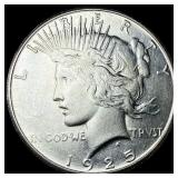 1925-S Silver Peace Dollar CHOICE AU