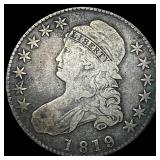 1819 Capped Bust Half Dollar LIGHTLY CIRCULATED