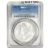 1881-O Morgan Silver Dollar PCGS MS63