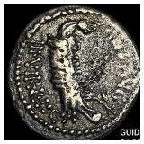 Roman Imperatorial Mark Antony 32-31 BC Silver De