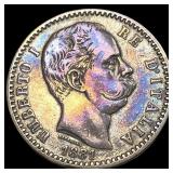 1981 Italy Silver 2 Lire NEARLY UNCIRCULATED