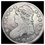 1813 Capped Bust Half Dollar LIGHTLY CIRCULATED