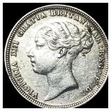 1883 Great Britain Silver 6 Pence HIGH GRADE