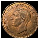 1940 Great Britain George VI Copper Penny CHOICE A