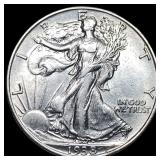 1938 Silver Half Dollar Walking Liberty CHOICE BU