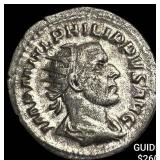 Roman Empire Philip I 244-247 AD Silver Antoninia