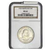 1934 Maryland Half Dollar NGC MS66