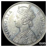 1901 British India Silver 1 Rupee UNCIRCULATED