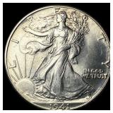 1941 Silver Half Dollar Walking Liberty CHOICE BU