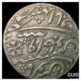 India 1803-1835 Silver Rupee NEARLY UNCIRCULATED