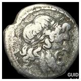 Roman Republic 211-208 BC Silver Victoriatus NEAR