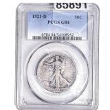1921-D Walking Liberty Half Dollar PCGS G04