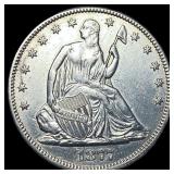 1877 Seated Liberty Half Dollar UNCIRCULATED