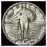 1920-S Silver Standing Liberty Quarter CLOSELY UNC