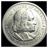 1892 Silver Columbian Half Dollar CLOSELY UNCIRCUL
