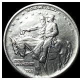 1925 Stone Mountain Silver Half Dollar NEARLY UNCI