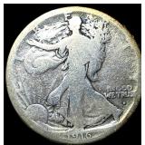1916-D Silver Walking Liberty Half Dollar NICELY C