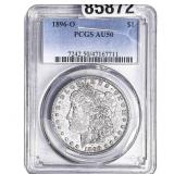 1896-O Morgan Silver Dollar PCGS AU50