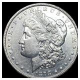 1878 Silver Morgan Dollar CLOSELY UNCIRCULATED