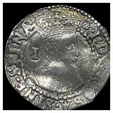 Great Britain James I 1603-1625 SIlver 1 Penny NE