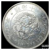 Japan Silver 1 Yen, Semi-Keydate 1,913,000 Minted